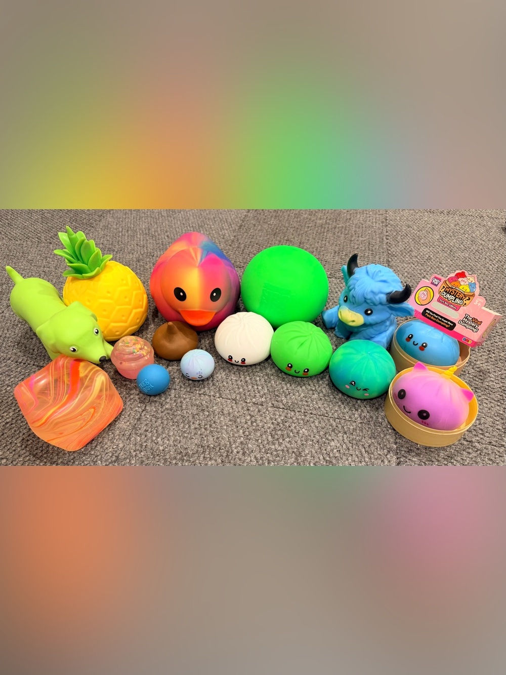 Bundle of Squishy Needoh toys set of 15 items Toy Bundle - Multicolor